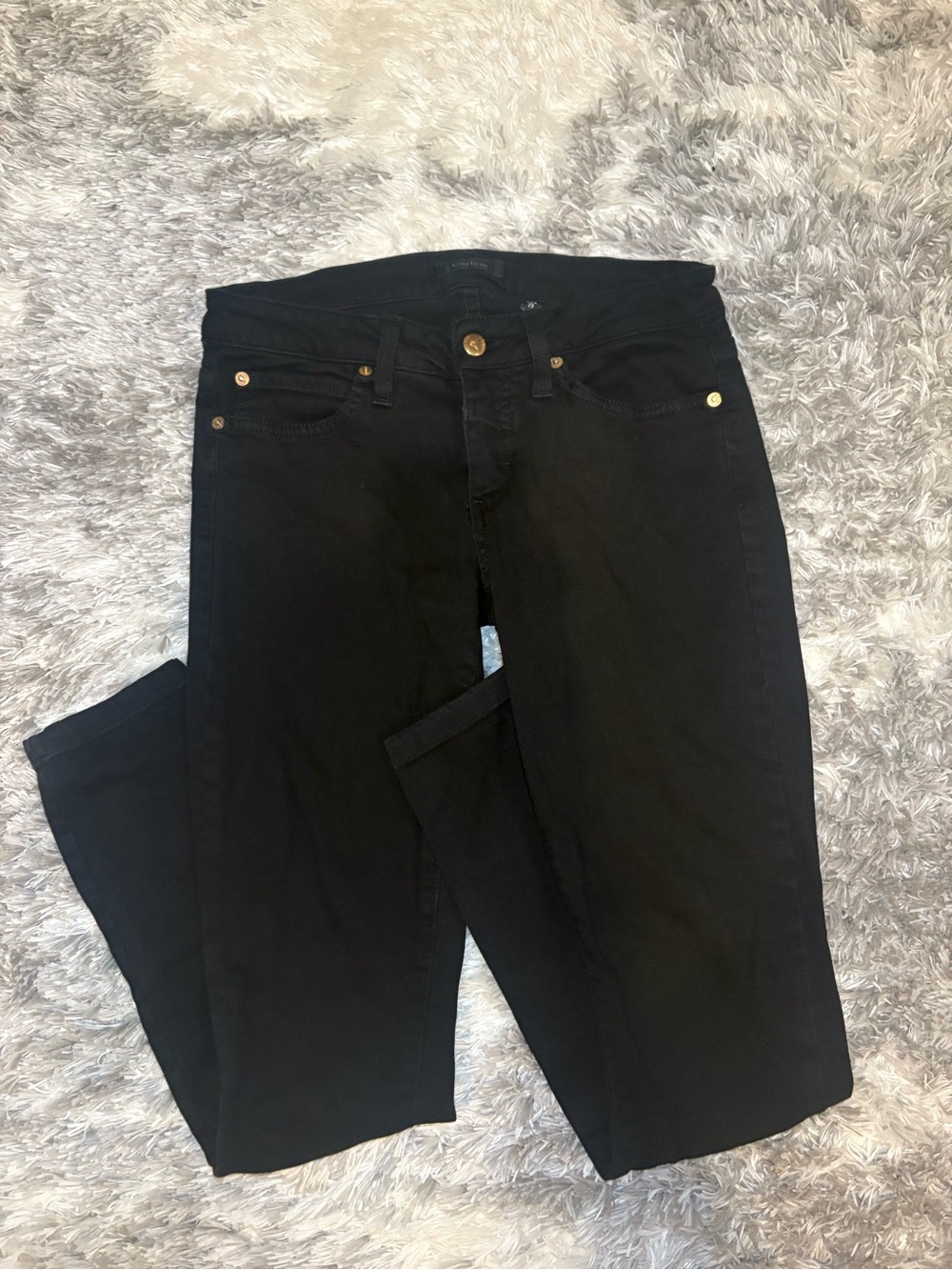 BEBE bedazzled Women's Black Low Rise Skinny Jeans